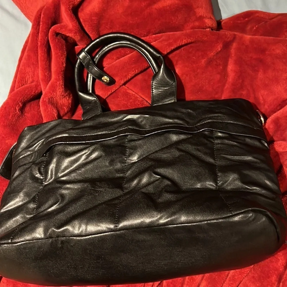 Sandra Angellozzi Black  soft leather puffer bag - Picture 12 of 17